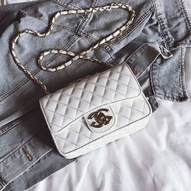 BB80831-Tas Slempang Channel Import Batam