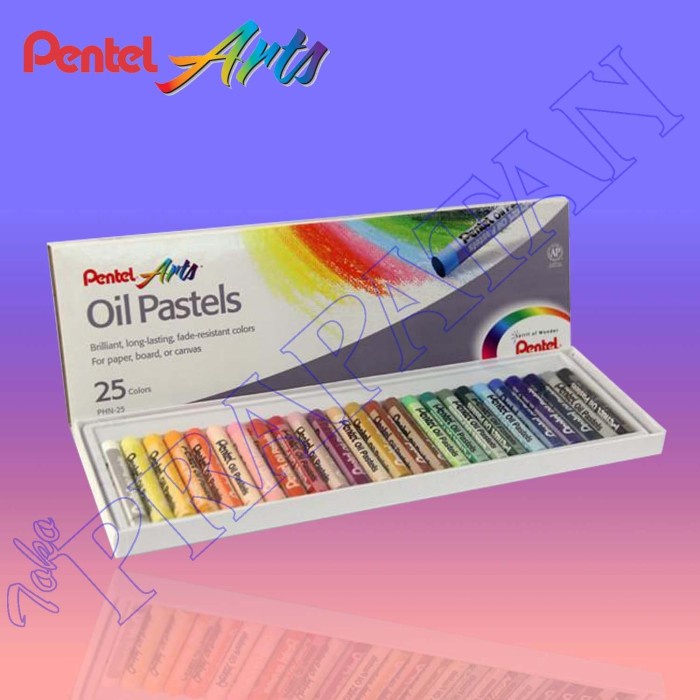 

PASTEL-DRY-OIL- CRAYON PENTEL ARTS OIL PASTEL SET 25 -OIL-DRY-PASTEL.