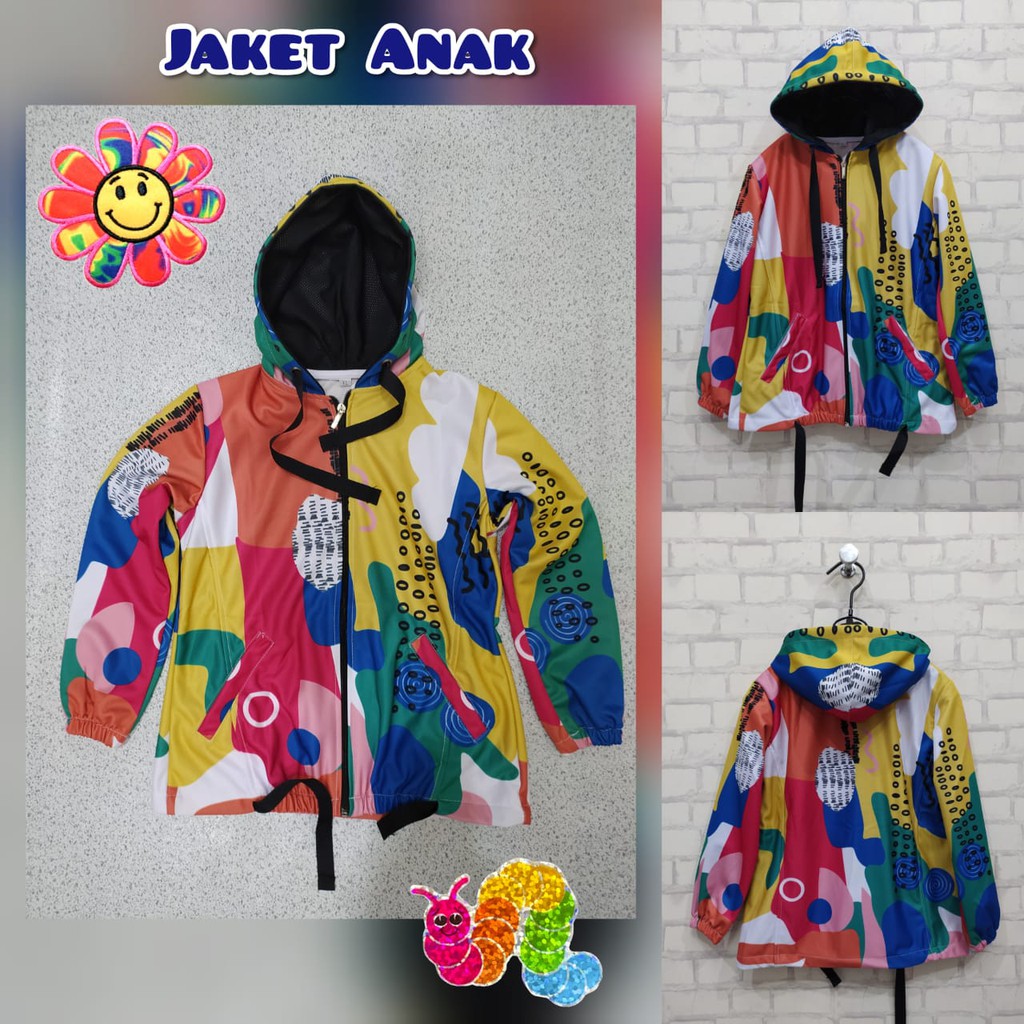 JAKET SEPEDA ANAK / JAKET PRINTING ANAK / JAKET ANAK BAHAN LOTTO