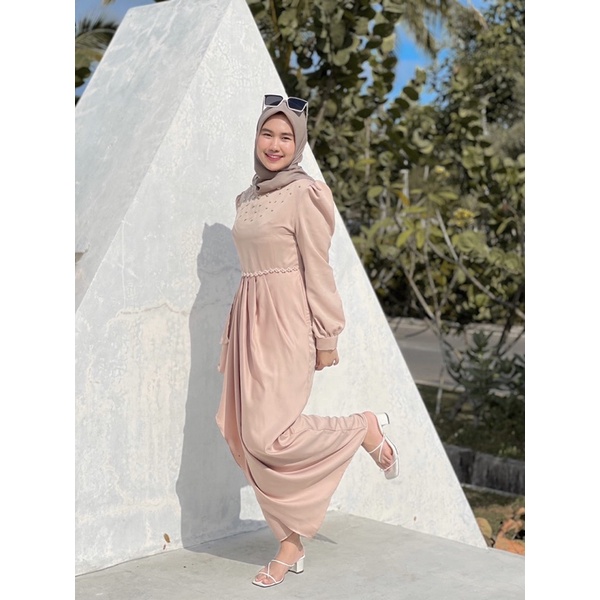 ivoryyhijab - Adora dress payet bridesmaid kondangan wisuda