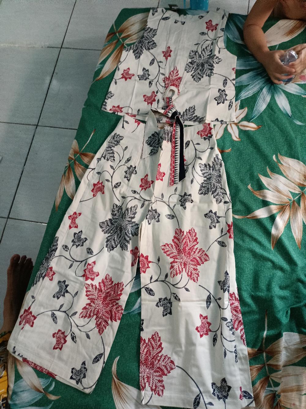 Zelaya - Fiona Girl Set Baju Celana Batik Anak Perempuan