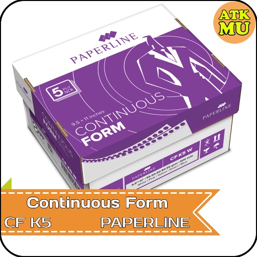 

Kertas Continuous Form 9,5" x 11" 5 PLY NCR K5 Paperline