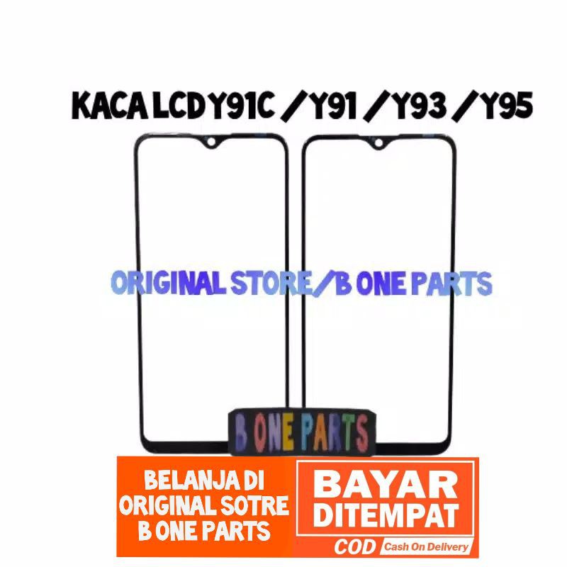 KACA LCD KACA DEPAN KACA LAYAR VIVO Y91C Y91 Y93 Y95 ORIGINAL
