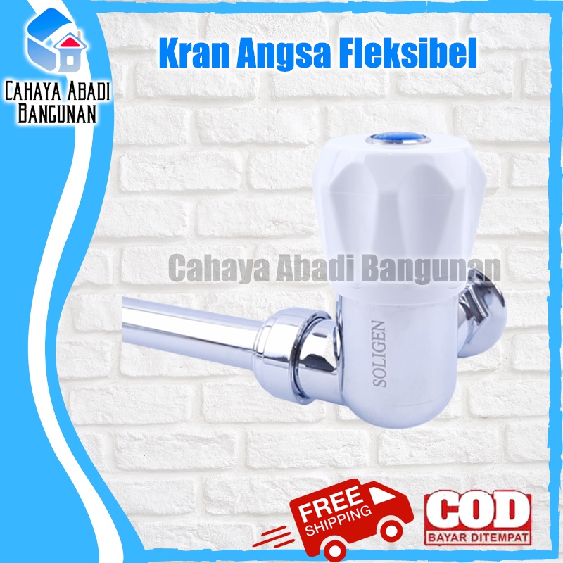 Kran Keran Air Leher Angsa Cuci Piring Fleksibel Flekxible Soligen