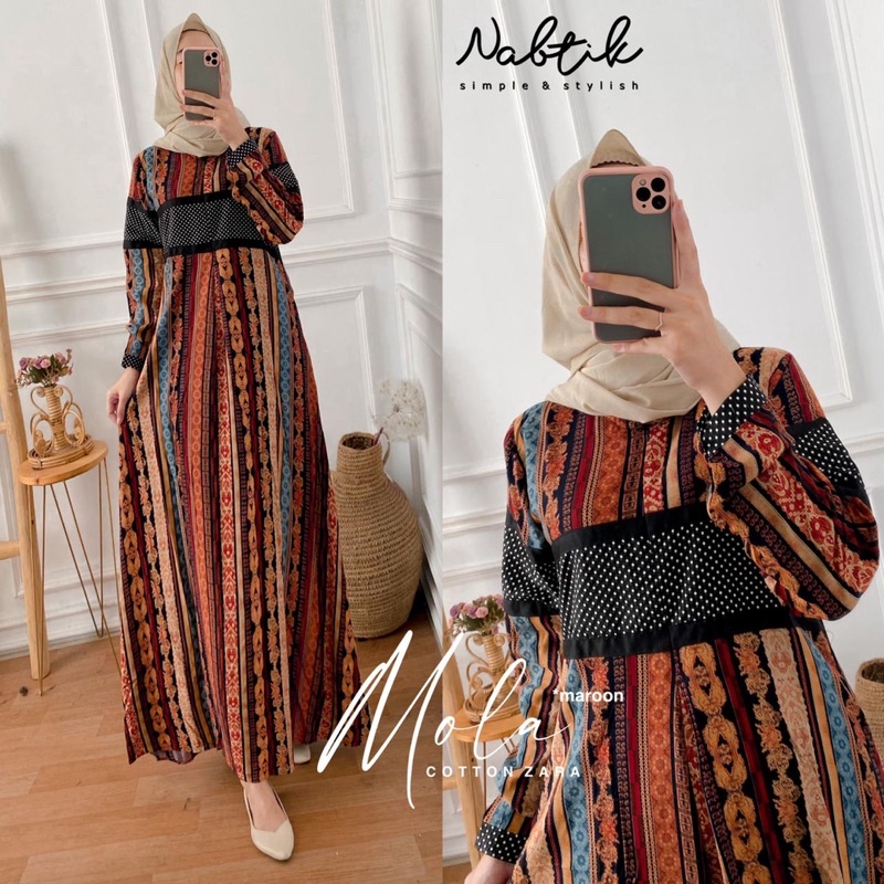 [NEW] MOLA DRESS BEST SELLER ORIGINAL BY NABTIK