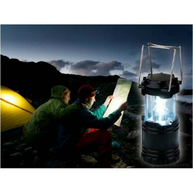 Lampu emergency led kemping darurat lentera