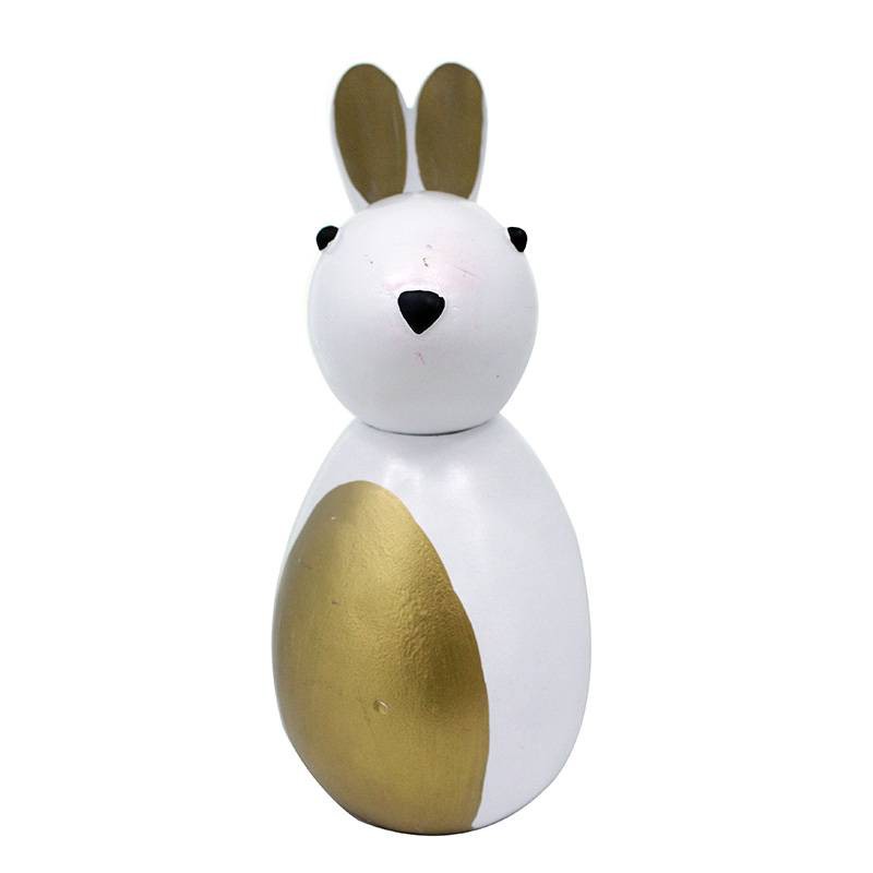 

JYSK Kelinci Hias Decorative Rabbit White Gold