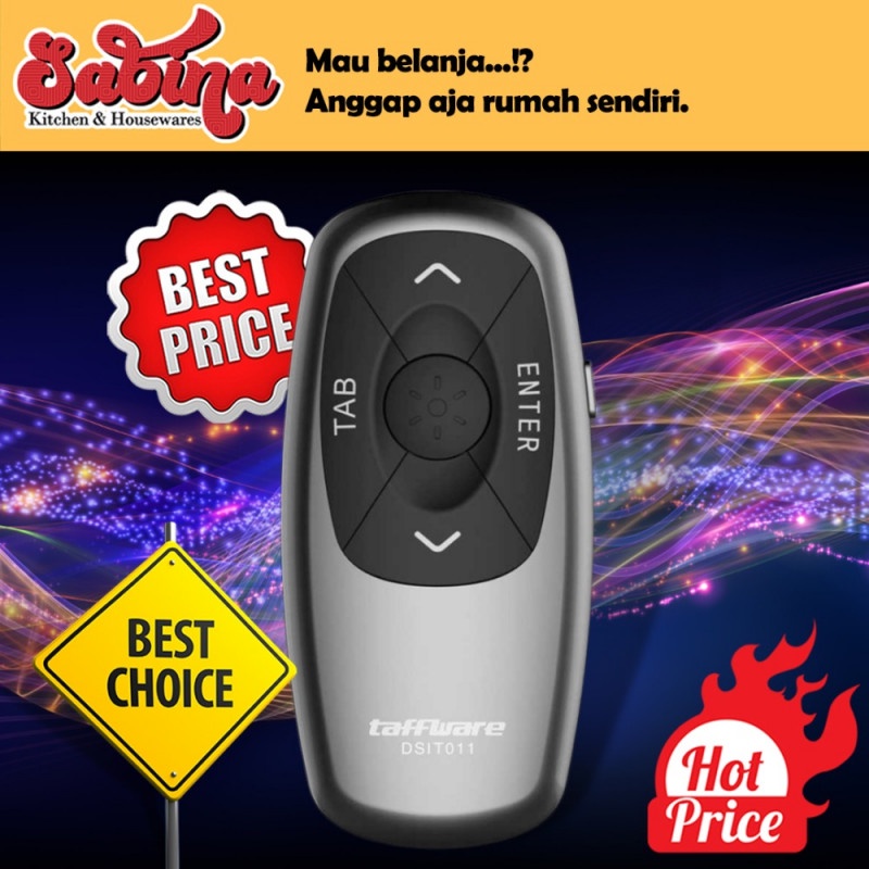 Laser Pointer Wireless Presenter Red 2.4Ghz Rechargeable 240mAh 100m