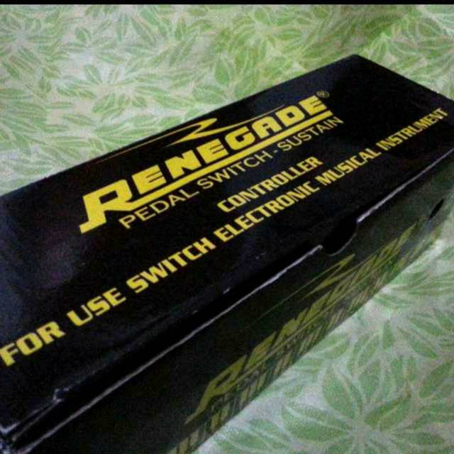 SUSTAIN PEDAL RENEGADE KEYBOARD