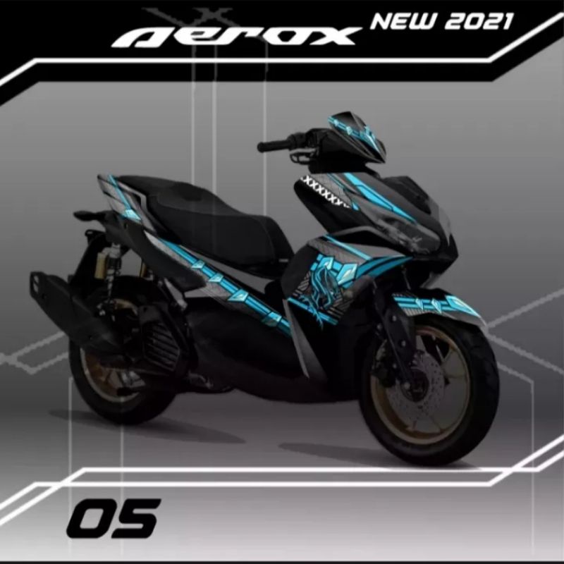 decal sticker motor yamaha aerox new 2021fullbody