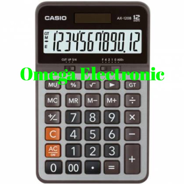 

Casio AX-120B - Calculator Desktop Kalkulator Meja Kantor AX 120 B