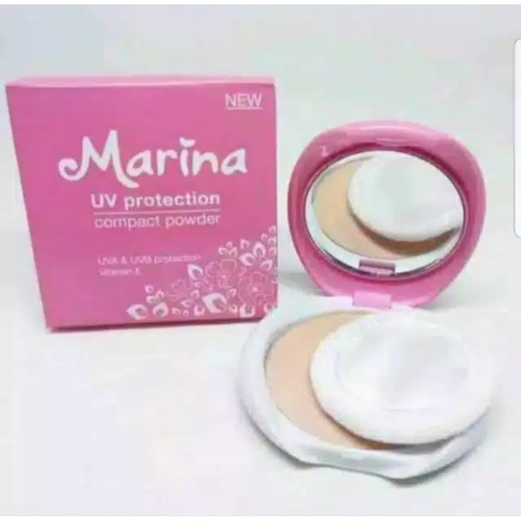 MARINA COMPACT POWDER  UV BRIGHTEN UP 12 GR