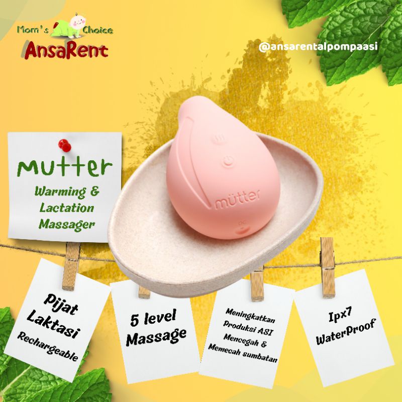 Sewa Mutter Warming Lactation Massager Sewa Pijat Laktasi