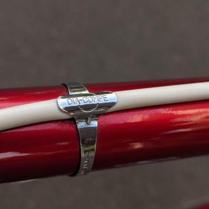 Clamp Dia Compe l kabel rem klem sepeda jadul roadbike