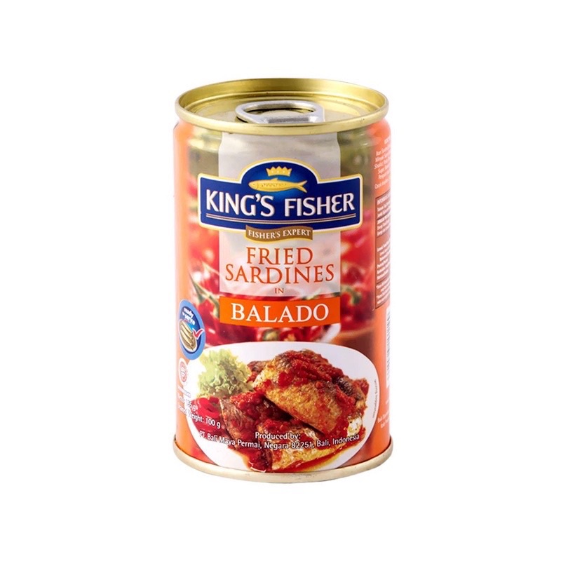 

King's Fisher Sarden Goreng Balado 155 gr