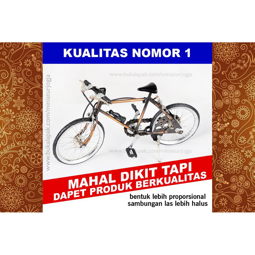 Diecast Miniatur Sepeda Federal Terbaik