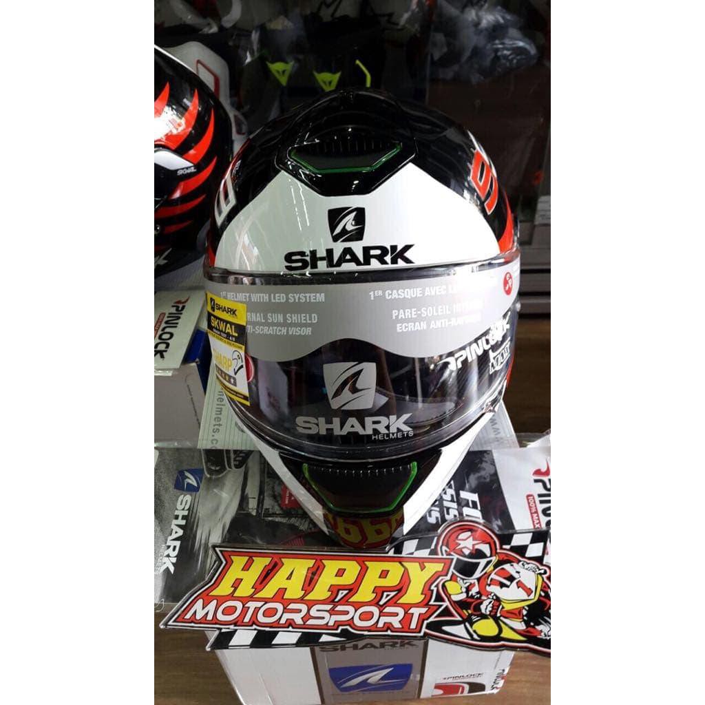 HELM SHARK SKWAL FULLFACE LORENZO EDITION BLACK GLOSSY POLOS