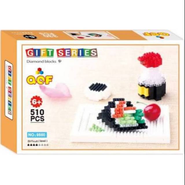 QCF 9860 SUSHI SET MEAL SERI MAKANAN JEPANG JAPANESE FOOD REPLIKA TEMAKI PAJANGAN SUSHI ENAK YUMMY