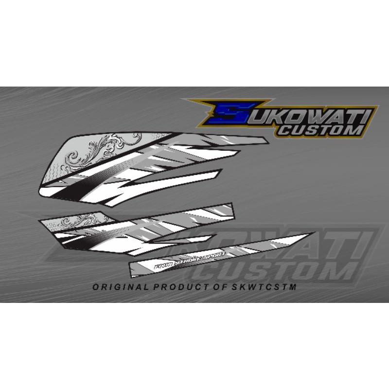 STRIPING GL PRO BATIK SILVER