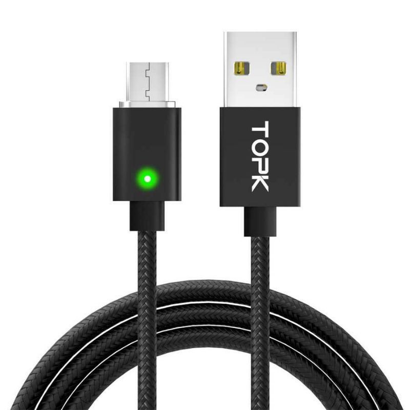 TOPK Kabel Charger Magnetic Micro USB Braided