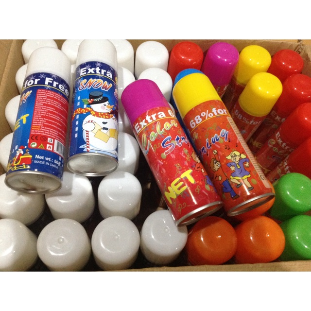 Snow/string spray perlengkapan pesta murah sepray bagus pesta ulang tahun ultah birthday party