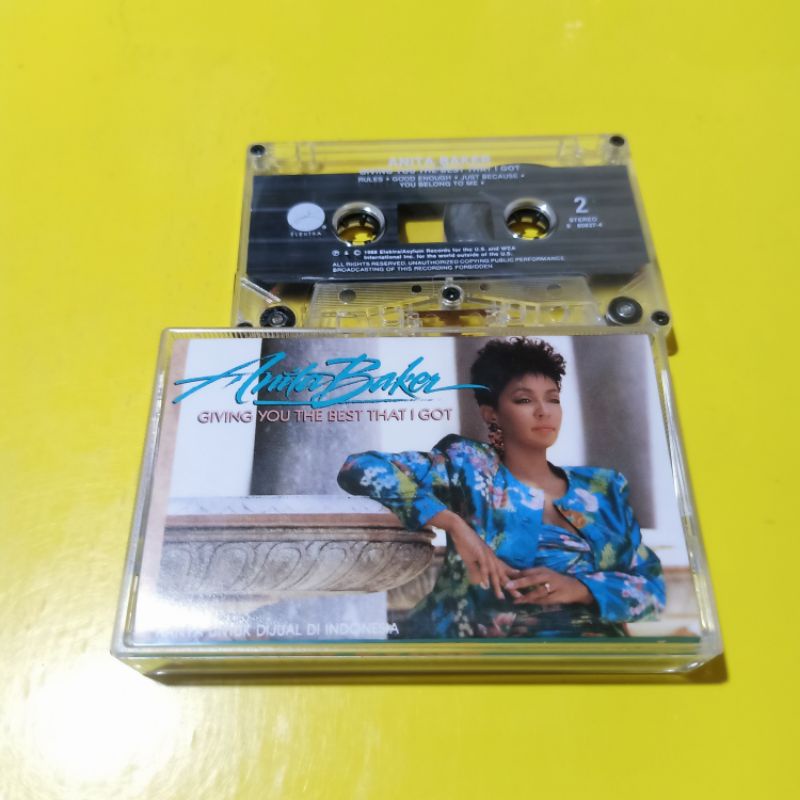 Kaset ANITA BAKER Giving You The Best That I Got