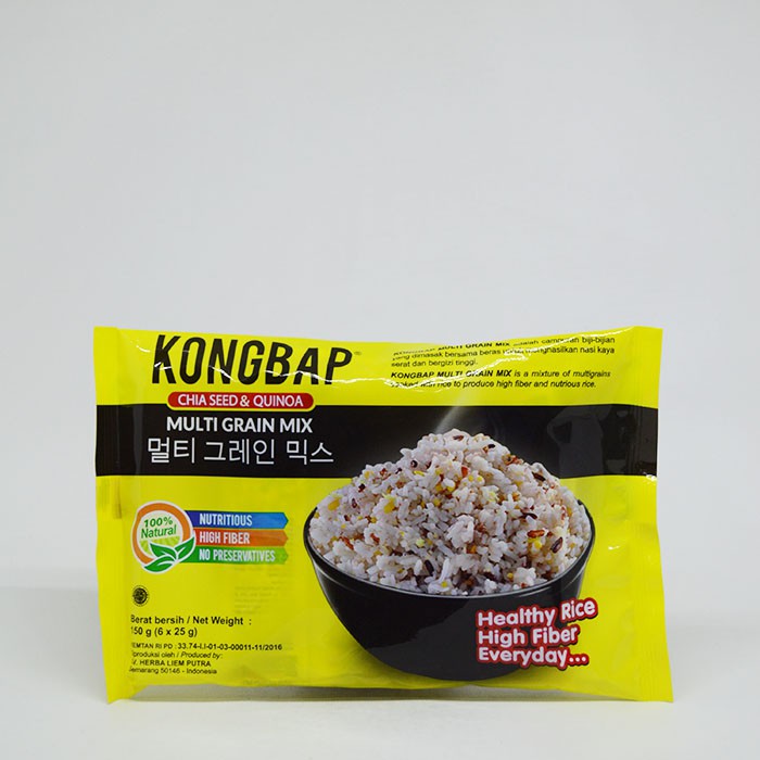 

KONGBAP CHIA SEED & QUINOA 6' 150 G