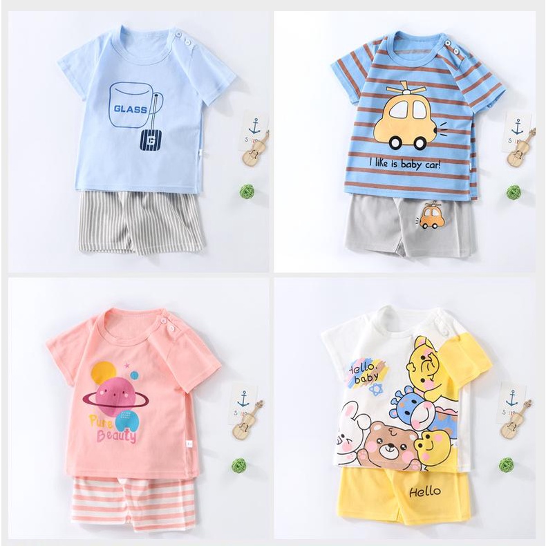 1234OS - BAJU BAYI LAKI LAKI 0 - 3 tahun / BAJU BAYI DAN ANAK IMPORT / PIYAMA ANAK KECIL KARAKTER / BAJU TIDUR BAYI ANAK