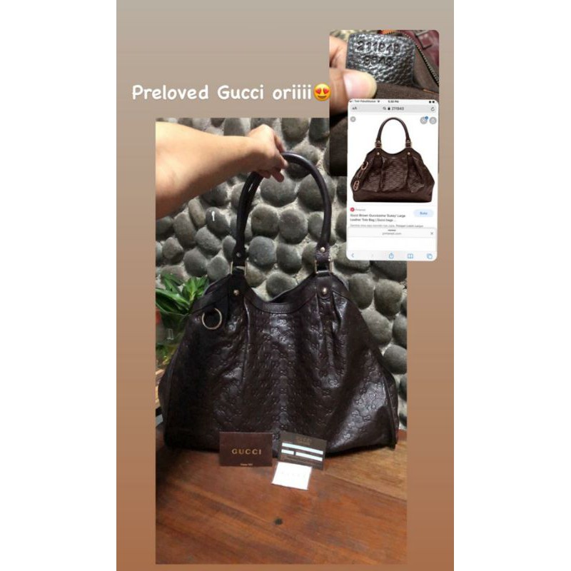 tas preloved gucci original
