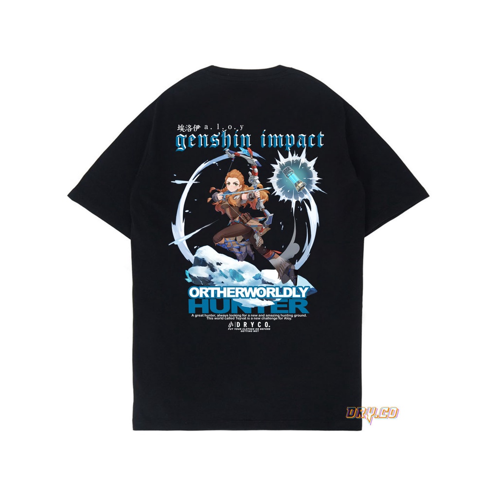 ALOY TEE / KAOS GAME GENSHIN IMPACT/(MONDSTADT) PRIA WANITA COMBAD30S/DRYCO