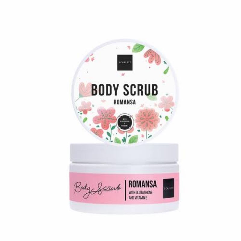 Scarlett Body Scrub Romansa 250 ml / Lulur Tubuh / Lulur Scarlett