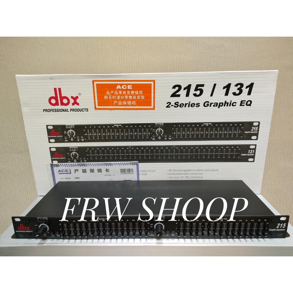 EQUALIZER DBX 215 / DBX215 / 131