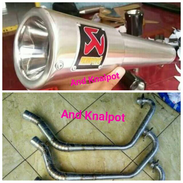 Knalpot Racing Akrapovic Gard Kidal For Vixion