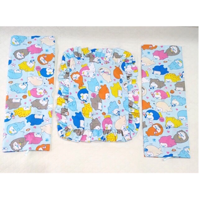 SARUNG Bantal + Guling bayi katun / Sarung bantal dan guling motif karakter anak