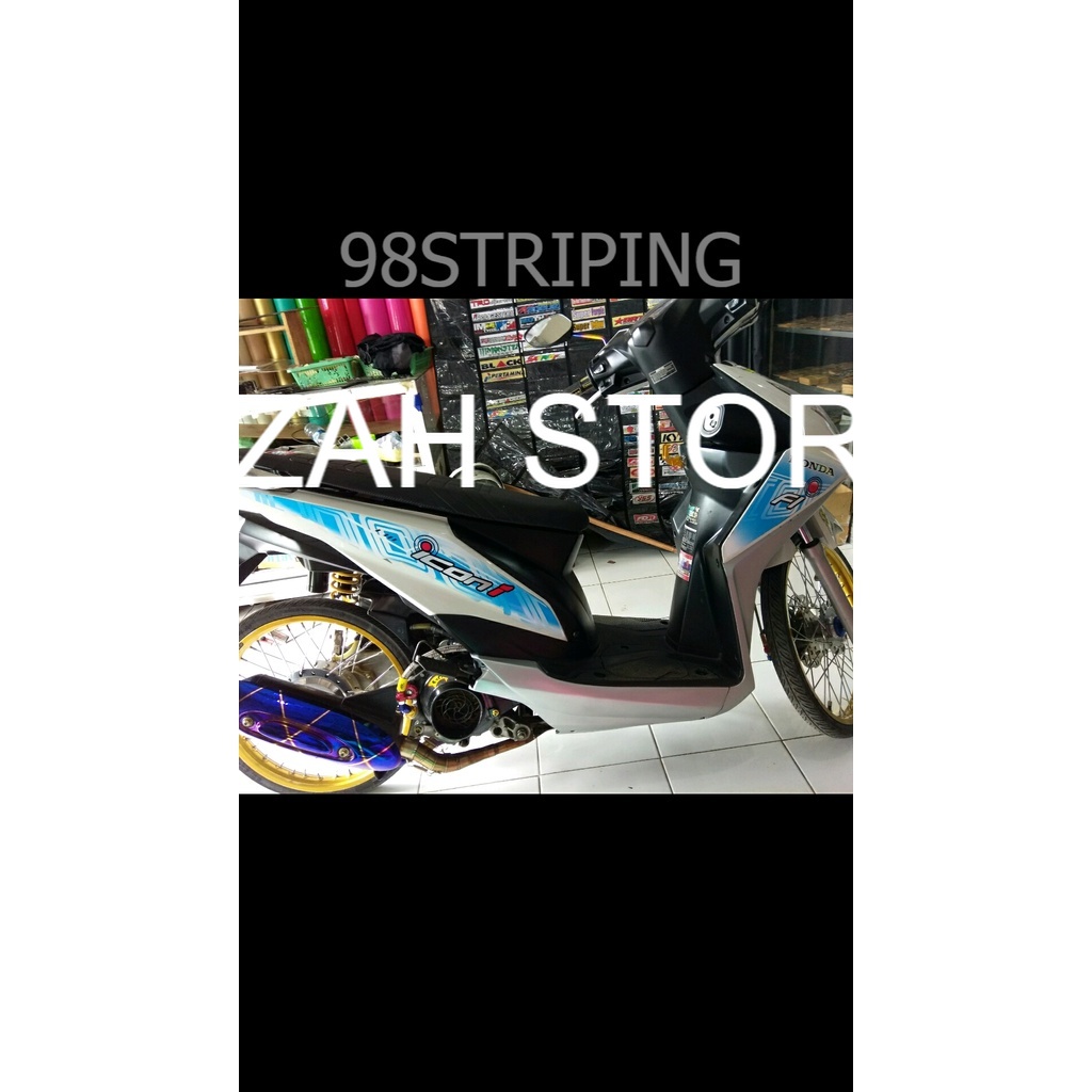 striping beat fi icon thailand cyber biru