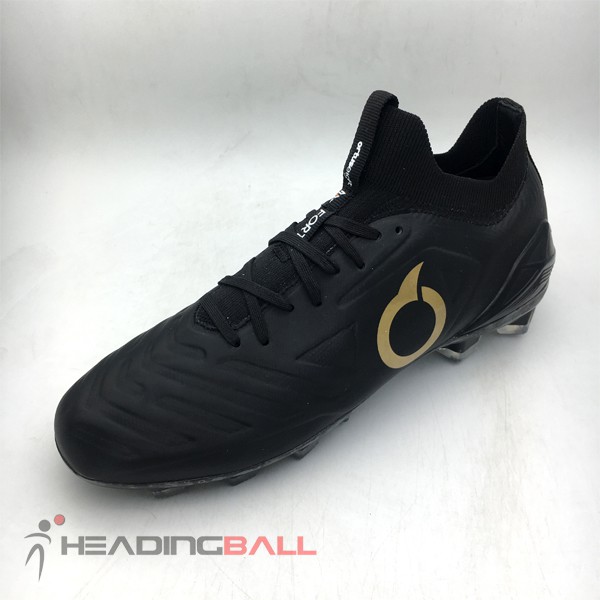 Sepatu Bola Ortuseight Original Valkyrie FG Black Gold 11010152