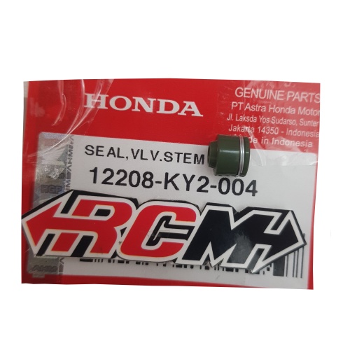 12208-KY2-004 SEAL SIL VALVE STEM SEAL KLEP KELEP CB 150 R OLD CBR 150 R CBU CBR 150 R ORI ORIGINAL HONDA AHM HGP ASLI