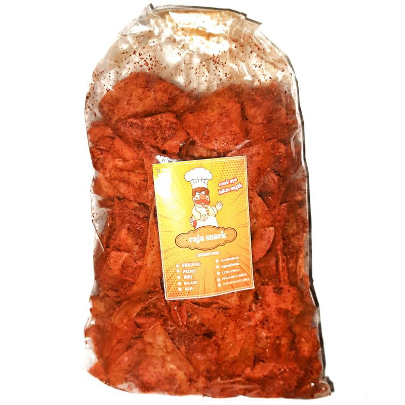 

KERIPIK SINGKONG kripset KERIPIK SETAN 250gr