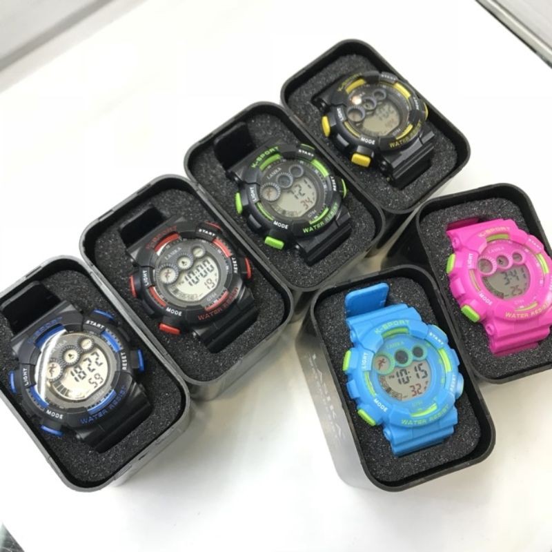 JAM ANAK ANAK SD DAN TK WATER PROFF ORIGINAL FREE BOX