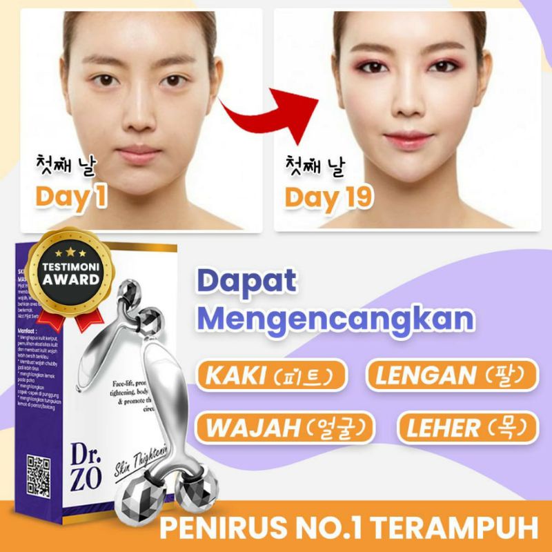 ASLI ORIGINAL ALAT PENIRUS WAJAH DR ZO NECK FIRMING PENGHILANG DOUBLE CHIN DI LEHER I PENIRUS PIPI C