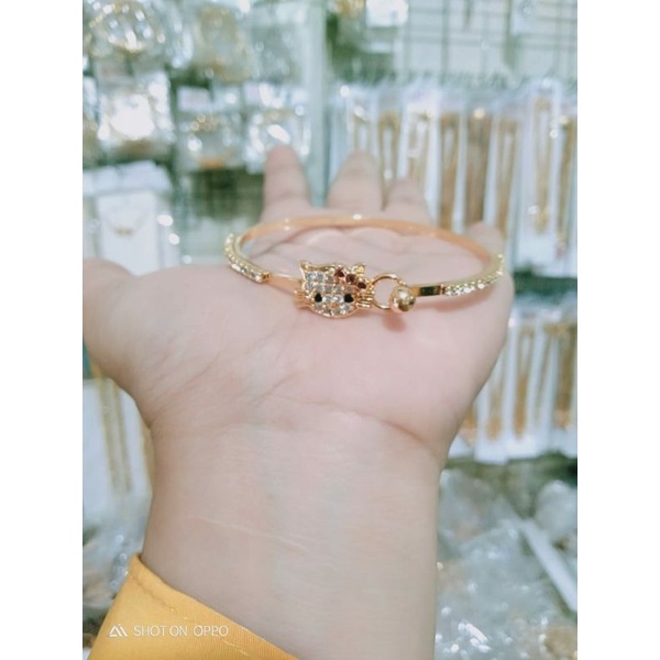 gelang xuping bangle dewasa hello Kitty