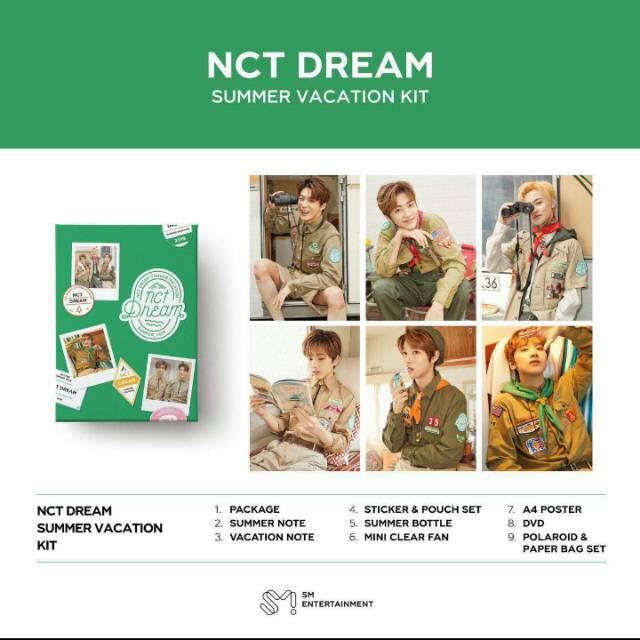 SHARING GOODS NCT DREAM SUMMER KIT OFFICIAL