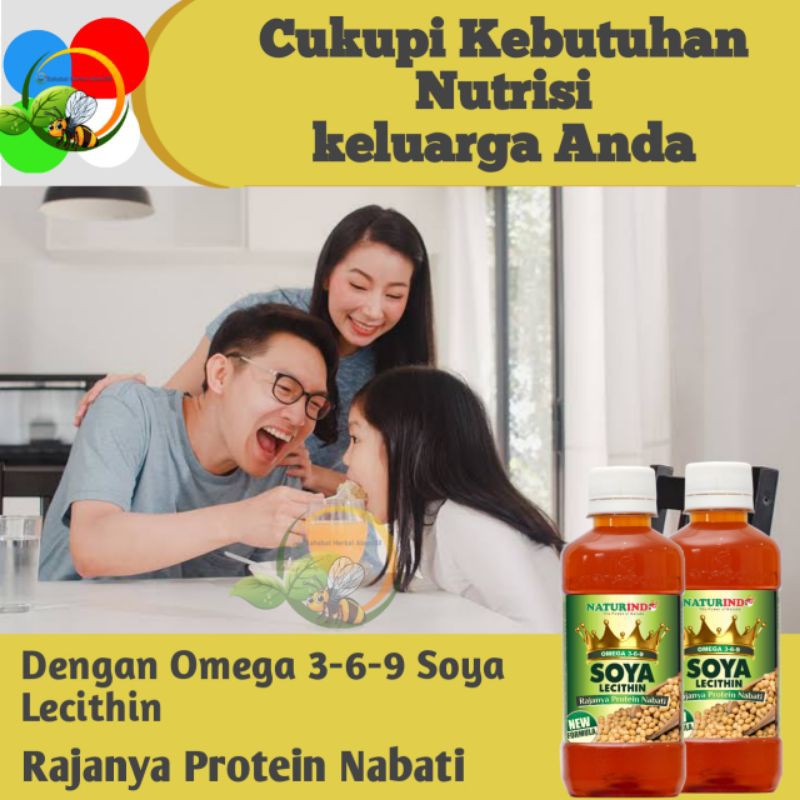 

OMEGA 369 SOYA LECITHIN SOYA CAIR NUTRISI KESEHATAN TUBUH ALAMI KEDELAI