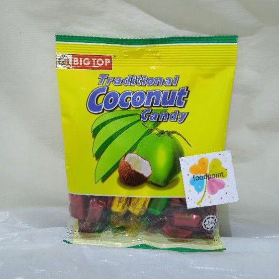

Permen Traditional Coconut Candy Big Top 100gr