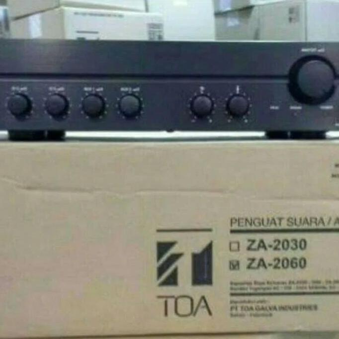 Amplifier Toa 60W TOA ZA2060 ZA-2060 Ampli 60 Watt Ori TOA ZA 2060 |100 % Berkualitas