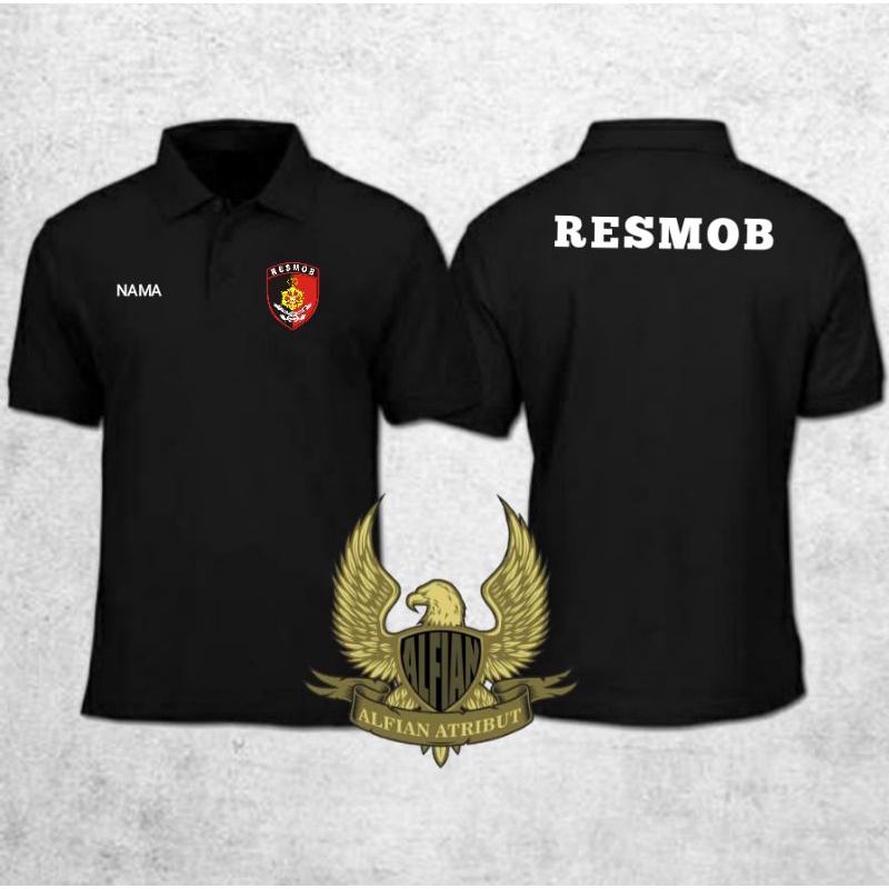 kaos resmob,kaos polo berkerah resmob