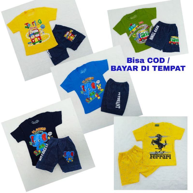 [Ss-4012] Pakaian Anak Laki-laki size 1-3tahun, Setelan Anak Cowok, Anak Tampil Kece, BajuAnak