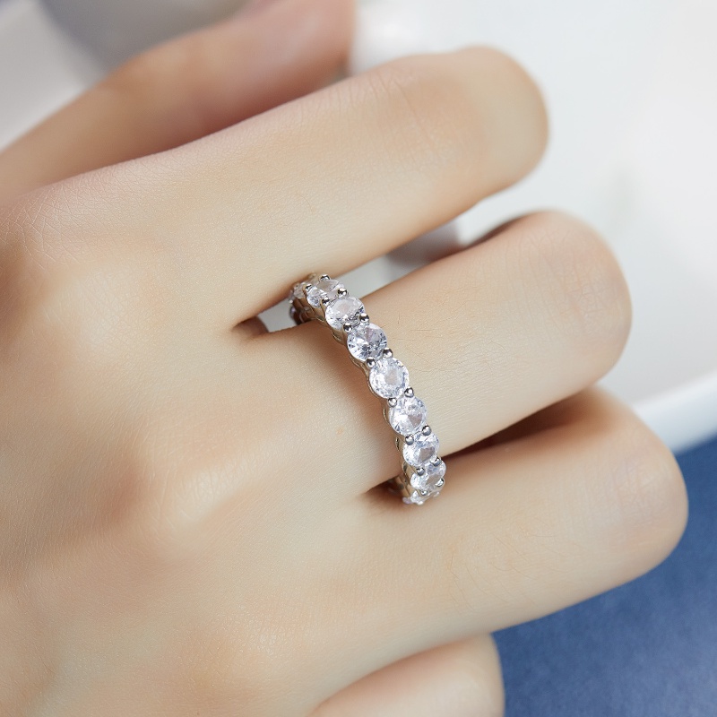 Cincin Wanita Bahan 925 silver Untuk Hadiah Pernikahan