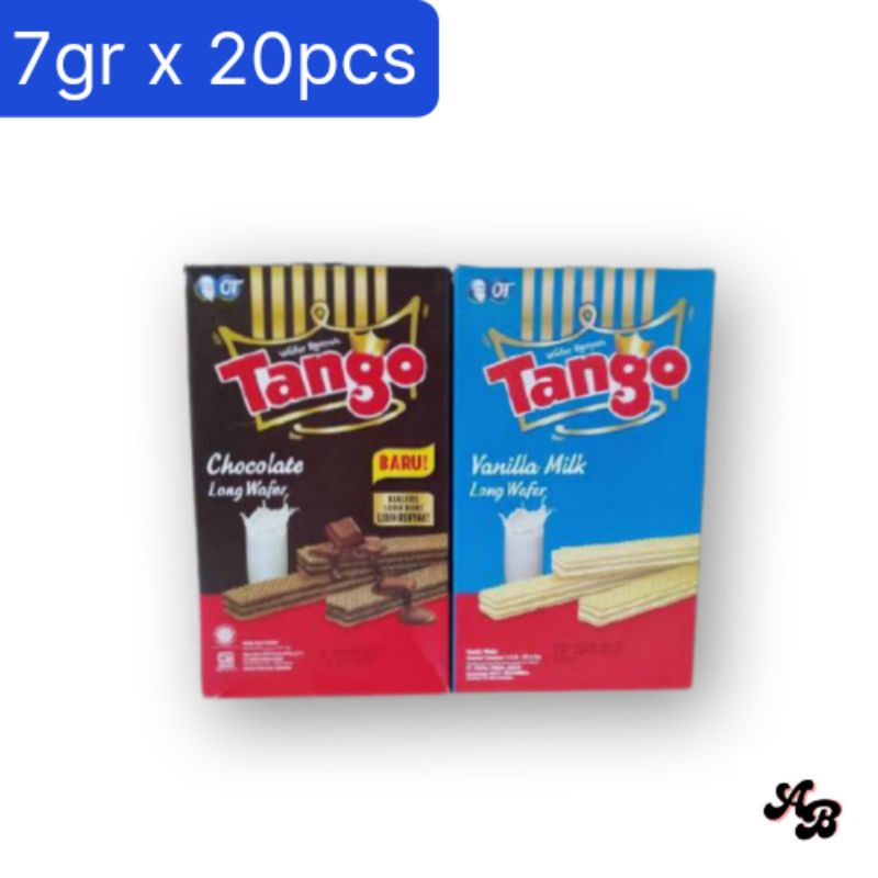 WAFER TANGO 7GR - WAFER TANGO CHOCOLATE VANILLA 7gr 20pcs