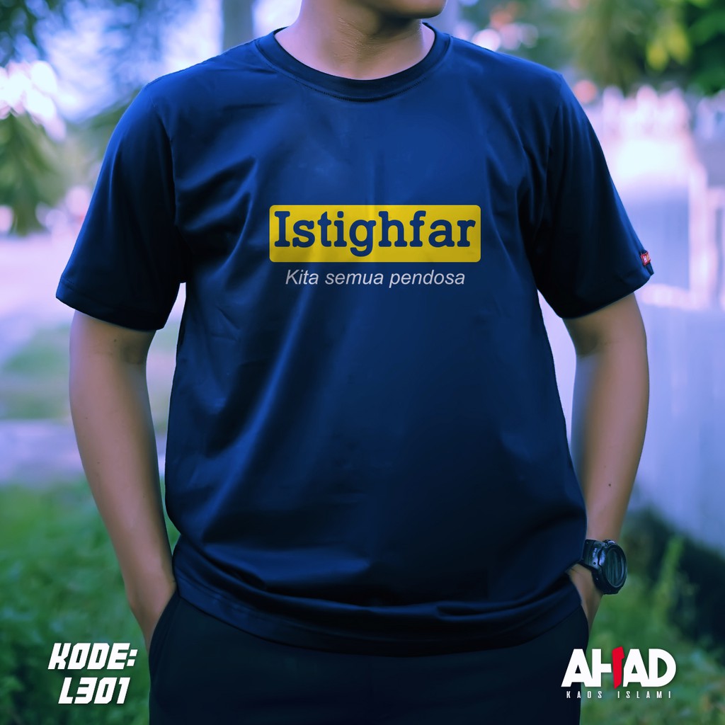 Kaos Islami Ahad - Istighfar Kita Semua Pendosa - L300